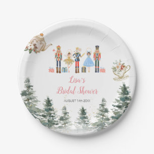 Nutcracker Christmas Bridal Shower Tea Paper Plate