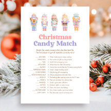 Nutcracker Christmas Candy Match Game