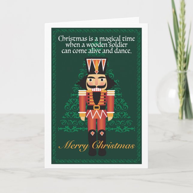 nutcracker Christmas card (Front)