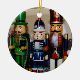 Nutcracker Christmas Ceramic Ornament