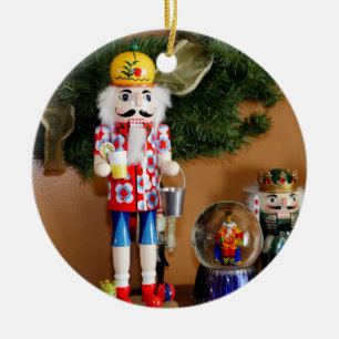 Nutcracker Christmas Ceramic Ornament