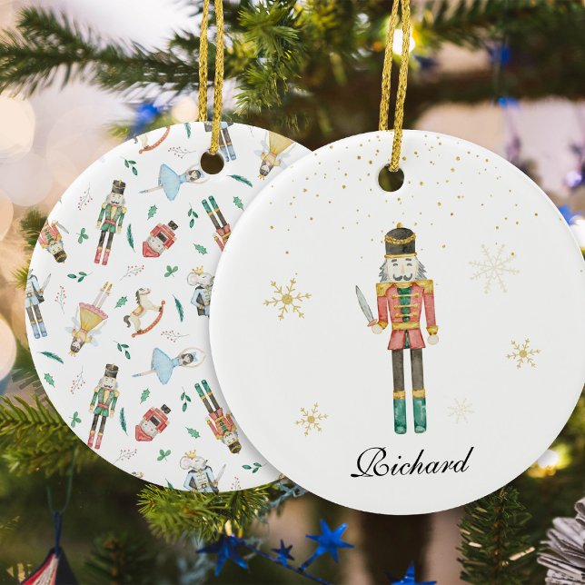 Nutcracker Christmas Ceramic Tree Decoration (Creator Uploaded)