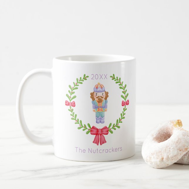 Nutcracker Christmas Coffee Mug (With Donut)