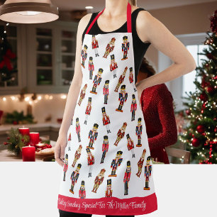 Nutcracker Christmas Gift Add Name & Text Apron