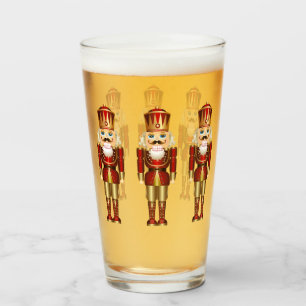 Nutcracker Christmas Gift Decorative Beer Glass