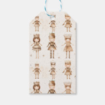 Nutcracker Christmas Gift Tag
