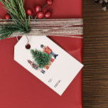 Nutcracker Christmas Gift Tags<br><div class="desc">Nutcracker Christmas Gift Tags. These cute and unique holiday nutcracker gift tags feature hand-painted watercolor nutcracker toy soldiers. The back includes a whimsical pattern. Find matching items in the Christmas Holiday Nutcracker Collection.</div>