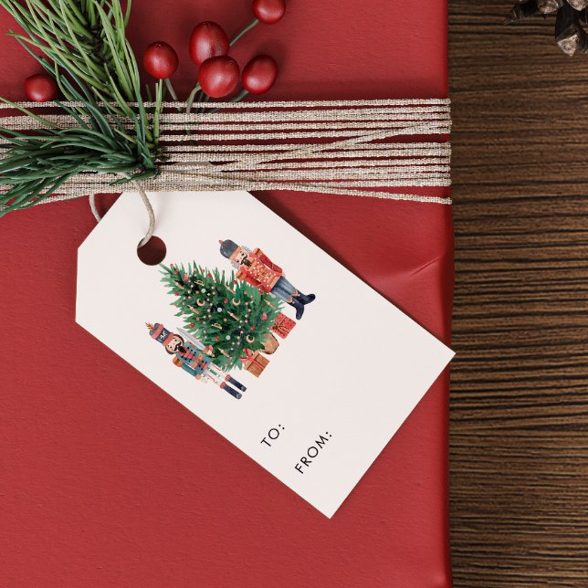 Nutcracker Christmas Gift Tags (Nutcracker Gift Tag by Painted Paperie)