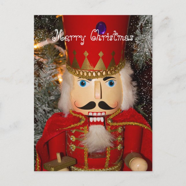 Nutcracker Christmas Holiday Card (Front)