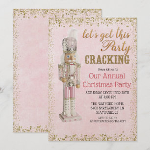 Nutcracker Christmas Holiday Invitation