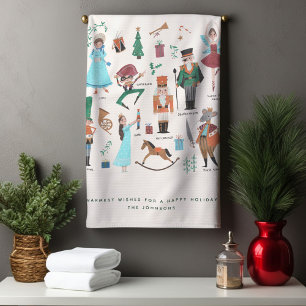 Nutcracker Christmas Holiday Kitchen Towel