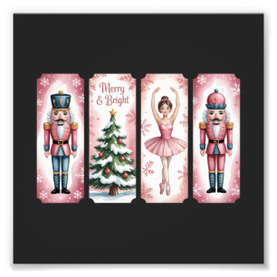 Nutcracker Christmas Holiday Party Gift Festive  Photo Print