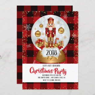 Nutcracker Christmas Holiday Party Invitation