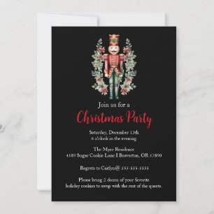 Nutcracker Christmas Holiday Party Invite