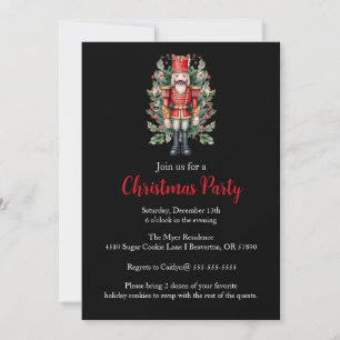 Nutcracker Christmas Holiday Party Invite