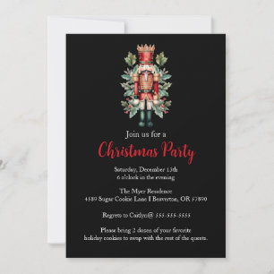 Nutcracker Christmas Holiday Party Invite