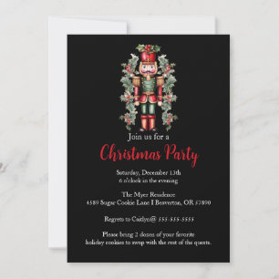 Nutcracker Christmas Holiday Party Invite