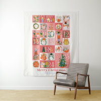 Nutcracker Christmas Holiday Pink Advent Calendar