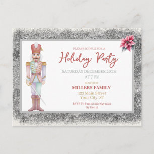 Nutcracker Christmas Holiday Postcard