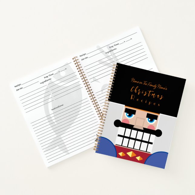 Nutcracker Christmas Holiday Recipes Cook Book  (Inside)