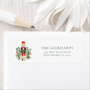Nutcracker Christmas Holiday Return Address