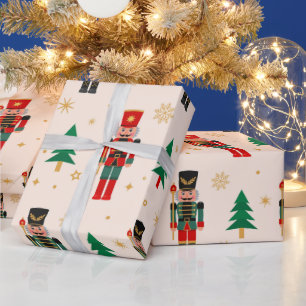 Nutcracker Christmas Holiday Wrapping Paper