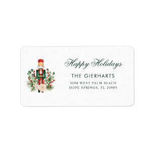 Nutcracker Christmas Holidays Address Label