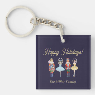 Nutcracker Christmas  Key Ring