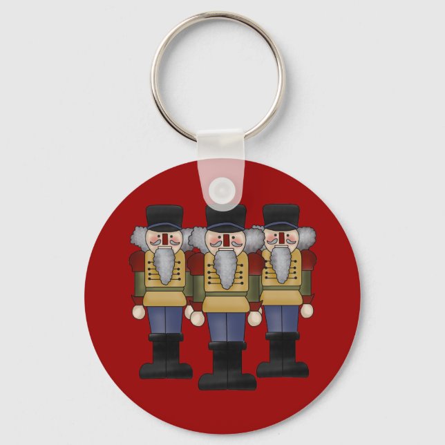 Nutcracker Christmas Keychain (Front)