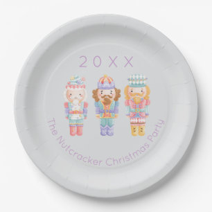 Nutcracker Christmas Paper Plate