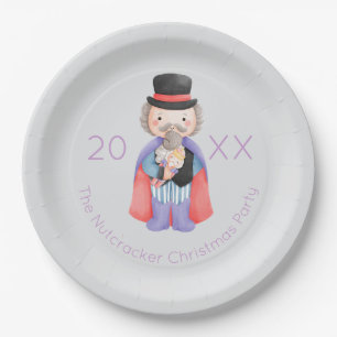 Nutcracker Christmas Paper Plate