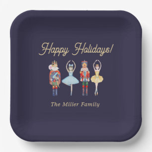 Nutcracker Christmas  Paper Plate