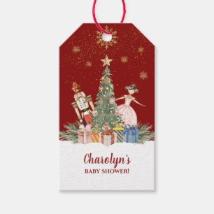 Nutcracker Christmas Party Baby Shower Gift Tags