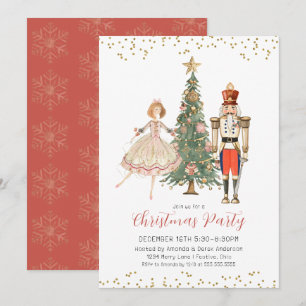 Nutcracker Christmas Party Invitation