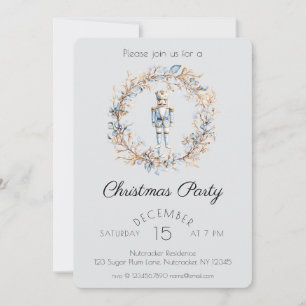 Nutcracker Christmas Party Invitation