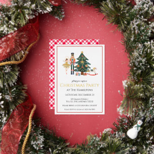 Nutcracker Christmas Party Invitation