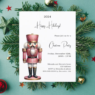 Nutcracker Christmas Party invitration