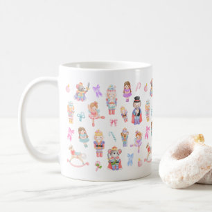 Nutcracker Christmas Pattern Coffee Mug