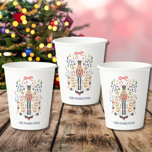 Nutcracker Christmas Personalised Paper cup