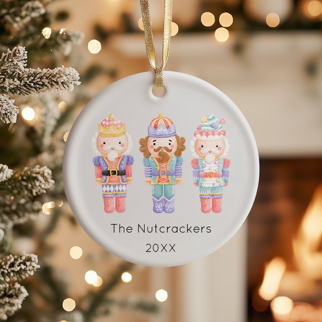 Nutcracker Christmas Photo Ceramic Tree Decoration (Creator Uploaded)