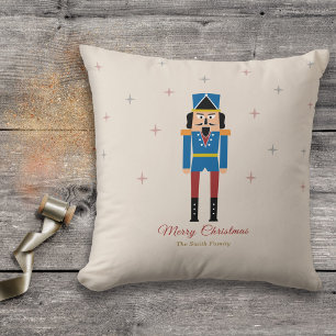 Nutcracker Christmas Pillow