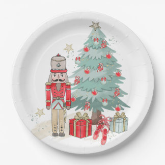 Nutcracker Christmas Plate