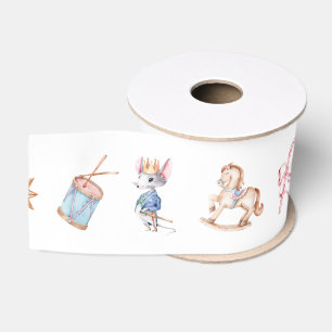 Nutcracker Christmas Ribbon Grosgrain Ribbon
