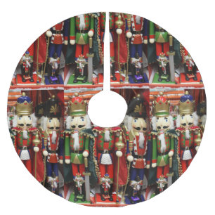 Nutcracker Christmas Soldiers Brushed Polyester Tree Skirt