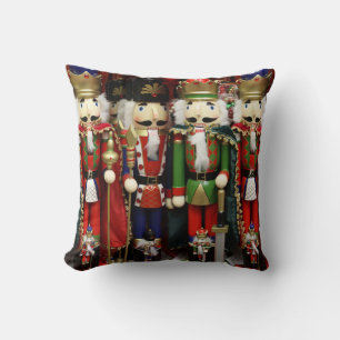 Nutcracker Christmas Soldiers Cushion