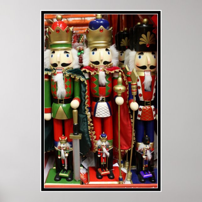 Nutcracker Christmas Soldiers Poster (Front)