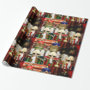 Nutcracker Christmas Soldiers Wrapping Paper