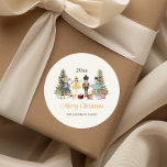 Nutcracker Christmas Sticker<br><div class="desc">This design brings the story of The Nutcracker to life with detailed,  festive artwork that showcases beloved characters and scenes from the classic ballet.</div>