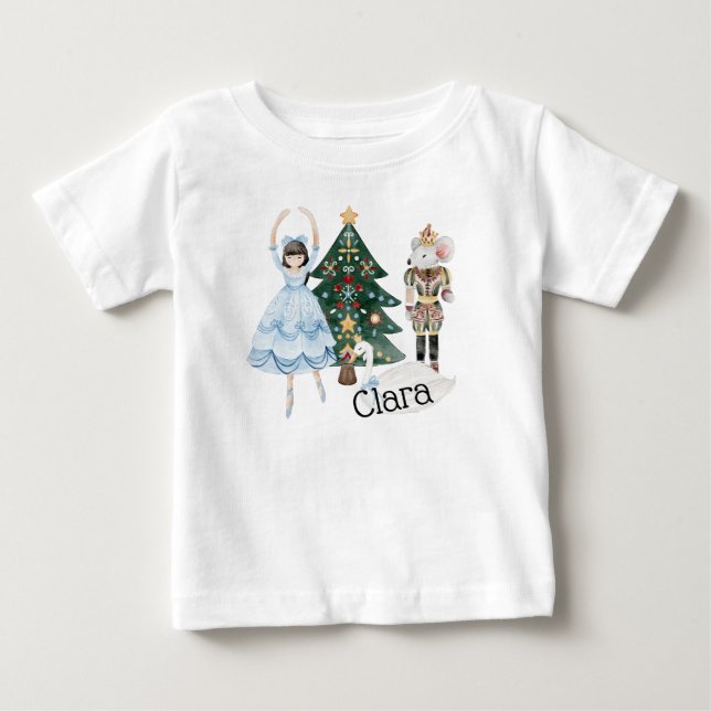 Nutcracker Christmas t-shirt with Clara (Front)