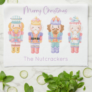 Nutcracker Christmas Tea Towel